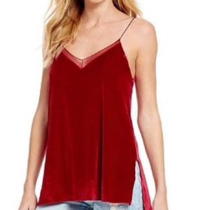 ✨Women’s Spaghetti String Velvet Top✨